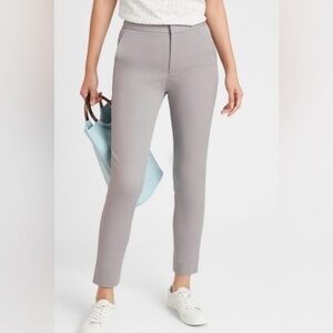 Banana Republic Factory Gray High Rise Slim Ankle Stretch Pants size 16